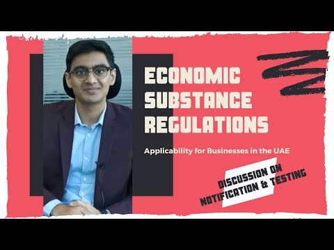 Economic Substance Regulations |ESR reporting requirements in UAE | Notification | Test | Compliance