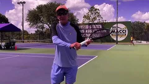 Backhand slice by Rick Macci