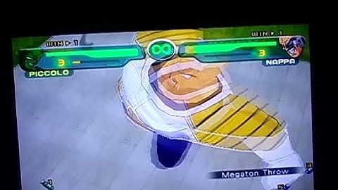 Dragon  Ball Z Budokai(Gamecube)-Piccolo vs Nappa II
