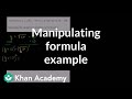Finding Intercepts and Rearranging Equations