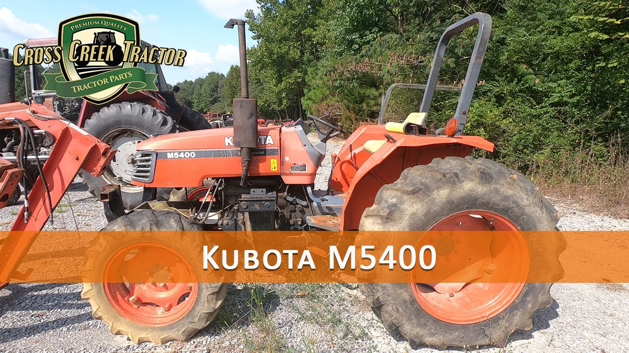 Kubota M5400 Tractor Parts YouTube