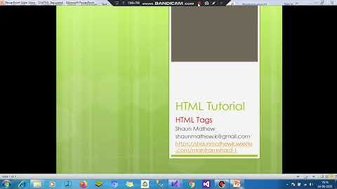 HTML Elements and Attributes Part 1