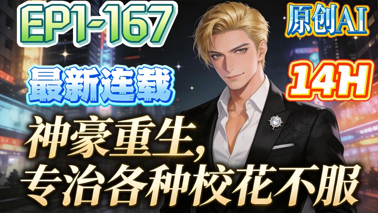 【🎉连载更新🎉】《神豪重生，专治各种校花不服》第1-167集 |重生后我成了神豪，还意外能偷听人心。前世把我当提款机、最后诬陷我的校花双胞胎，心声竟在我耳边回荡。看着她们精分的表演，我笑了。
