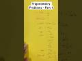 Trigonometry #easymaths #maths #tricksandsolutions #mathhacks #easymathtricks #olympiad #ssc #shorts