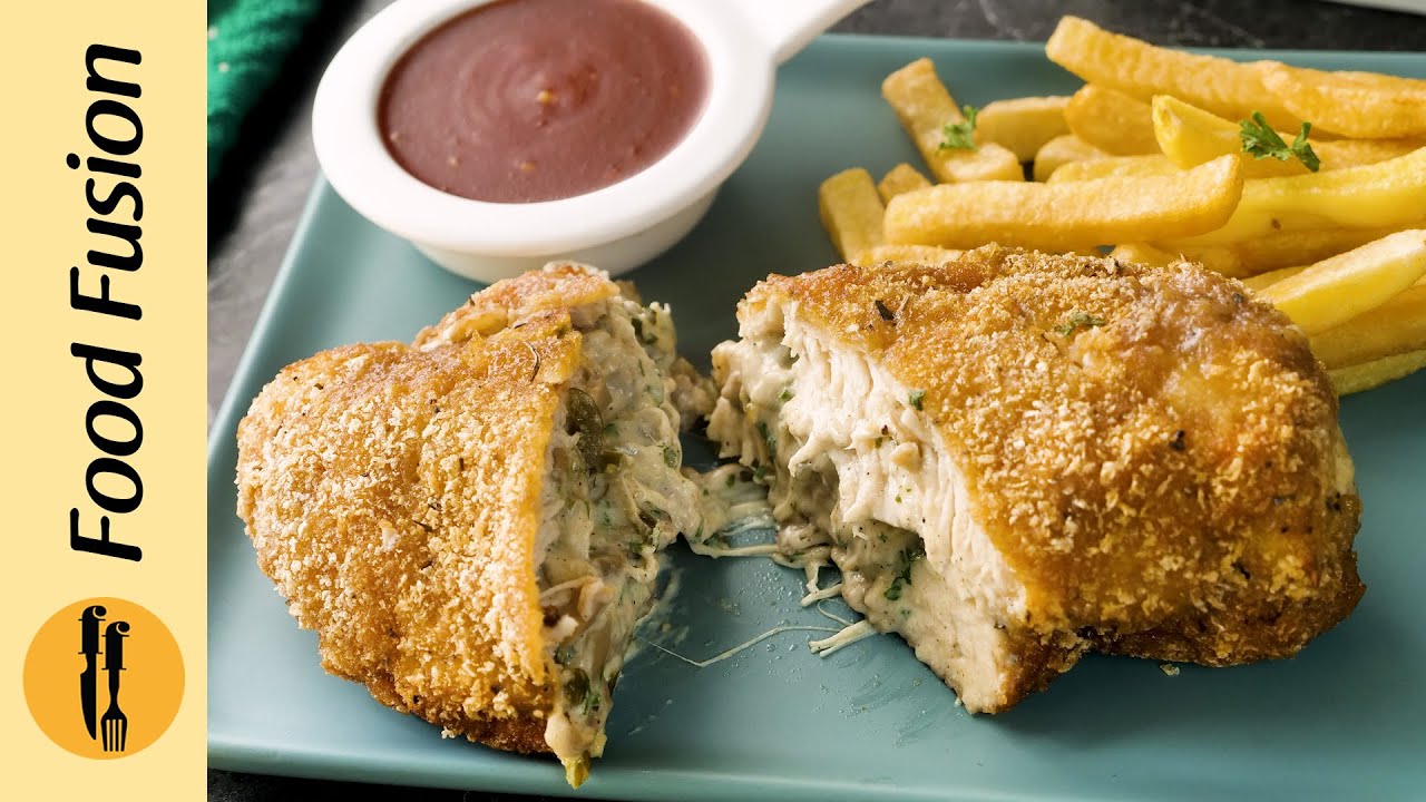 Creamy Mushroom and Jalapeo Stuffed Chicken Recipe By Food Fusion