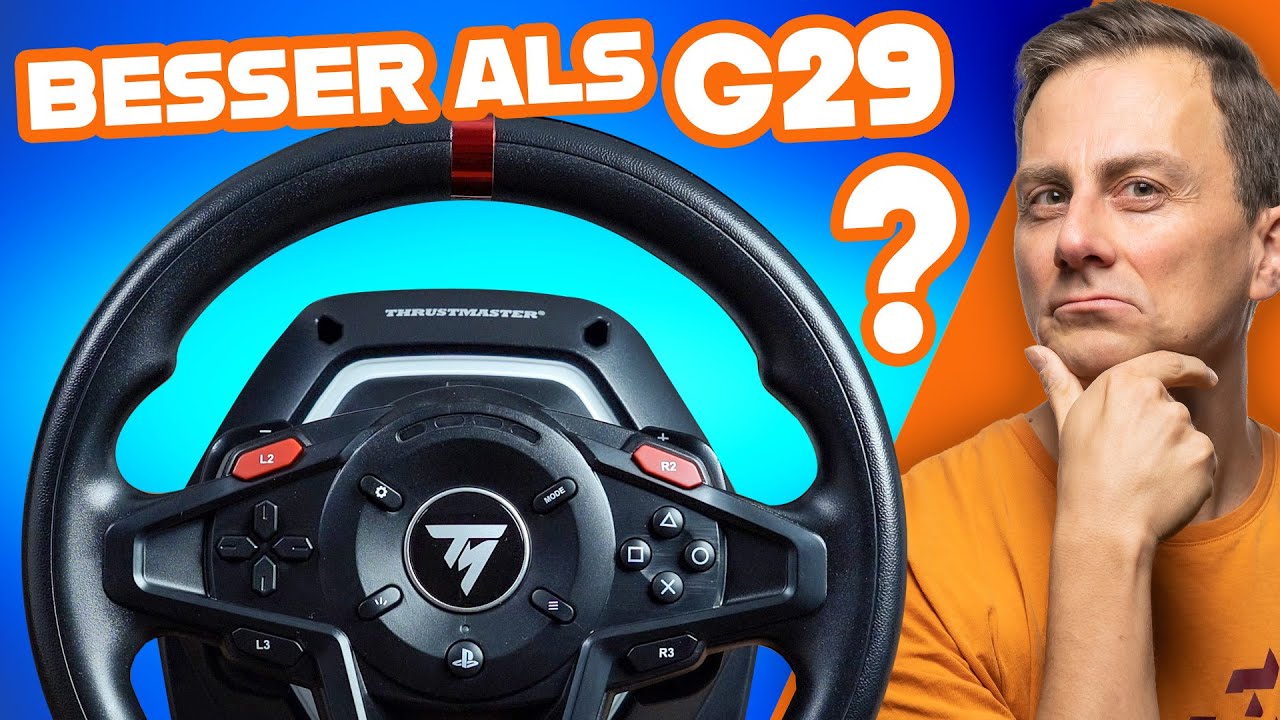 PlayStation steering wheel for 200 € ▻ Thrustmaster T128 review [engl subs]  