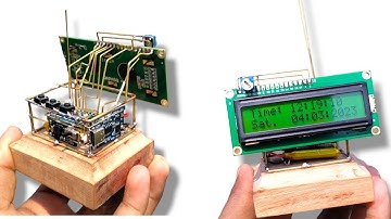 How to make a simple LCD clock without using any RTC module।। Arduino projects 2023।।