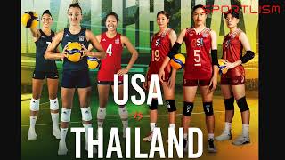 คืนนี้มีทีเด็ด วอลเลย์บอลสาวไทย vs สหรัฐ คืนนี้ ตี3.30 กองเชียร์ห้ามพลาด VNL2024