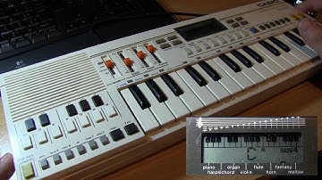 CASIOTONE PT-30 "Wii Sports - TITLE" One Key Play