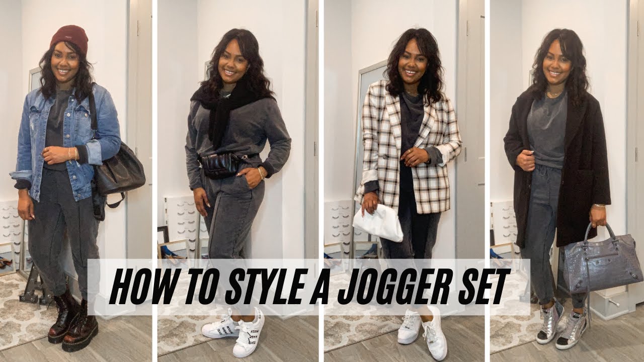 3 Ways to Style a Sweatshirt and Jogger Set [Styling Video] - LIFE WITH JAZZ