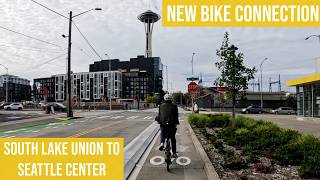 New Thomas St Bike Improvements Connecting Seattle Center and South Lake Union