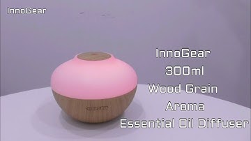 User Guide - How to Use InnoGear 300ml Wood Grain Aroma Essential Oil Diffuser