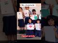 Hamari school me hui activities ♥️🎨💯#funactivities #students #activity #trandingshorts #virlshort #