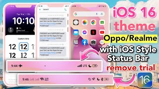 iOS 16 Theme for Oppo/Realme with iPhone Style Features + Status Bar screenshot 4