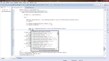 Tutoriel Java GUI #21 :  Créer document pdf avec Text , Image - Darija