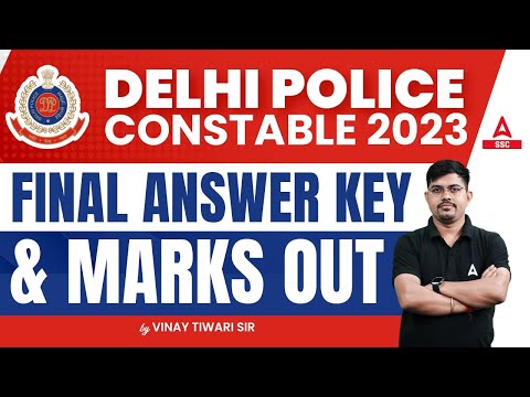 Delhi Police Answer Key 2023 OUT 