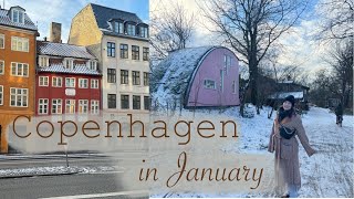 Copenhagen in January | Birthday vlog during a few very windy days | Food, snow & chill