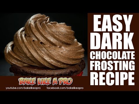 Easy Dark Chocolate Frosting Recipe