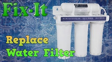 Replace/Change Inline Water Filter Cartridges for your Home. 4 stage kit