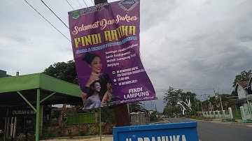 jalan menuju desa karang Endah findi Artika juara satu bintang Pantura indosiar