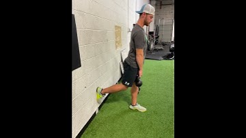 ISO foot to wall 1 DB RDL Eccentric Tempo