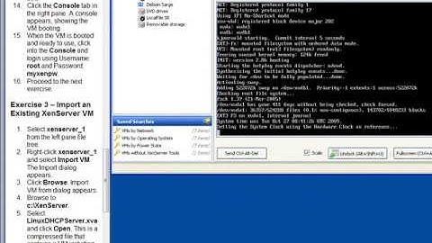 Create a new Linux VM from the template in Xenserver 5