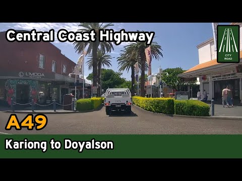 Driving through the NSW Central Coast - Kariong, Gosford, The Entrance, Doyalson [4K]
