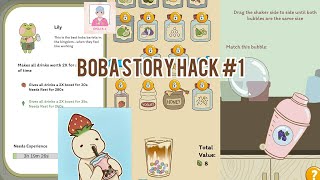 BOBA STORY HACK #1 : How to RAISE INCOME to be Rich in BOBA STORY-  #BobaStory #BobaStoryHack screenshot 2