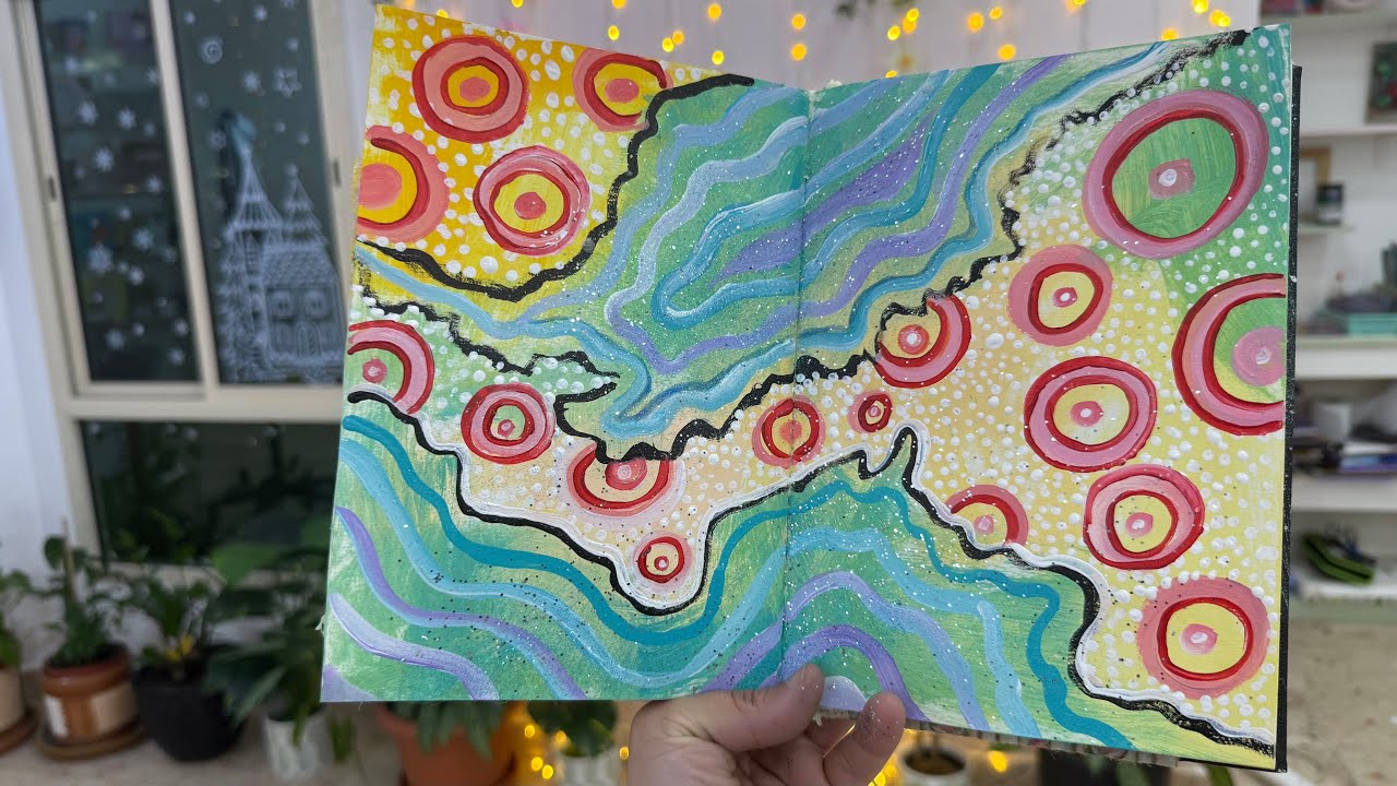 5-Minute Art Therapy to Calm Your Mind | Intuitive Lines & Shapes - YouTube