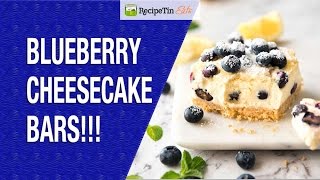 Blueberry Cheesecake Bars