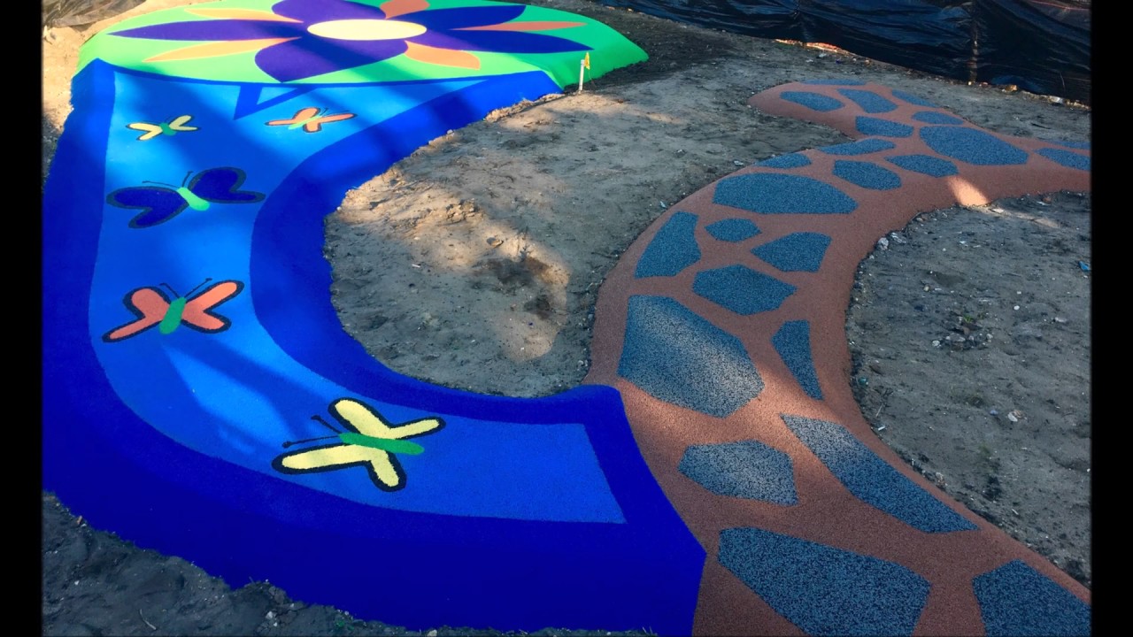 One of a Kind Playground Surface Pensacola Florida by FallZone Safety Surface