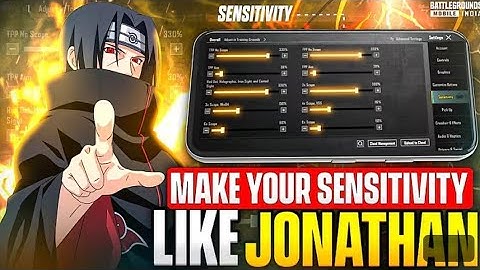 Make Your Sensitivity Like Jonathan in 5 Steps 🔥 | BGMI Sensitivity Guide for Every Device!