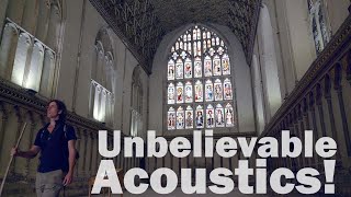Unbelievable Acoustics in Canterbury Cathedral Chapter House!