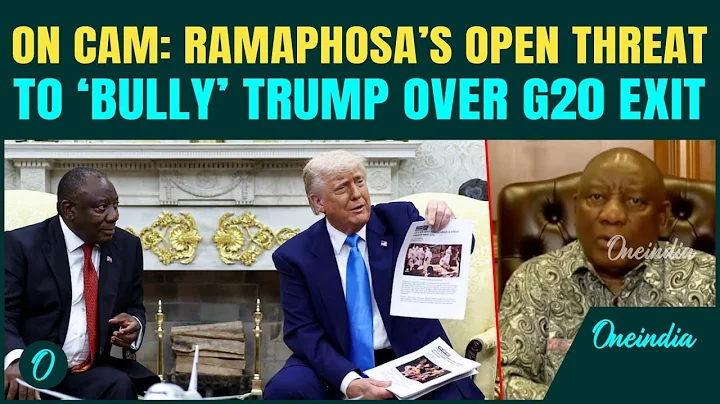 FULL VIDEO: Trump Vs Ramaphosa EXPLODES | Ramaphosa REJECTS Trump’s G20 Ban Threats | S.Africa Vs US