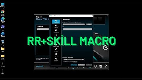 RR + SKİLL COMBO MACRO AYARI LOGİTECH G300S #WEBTV1