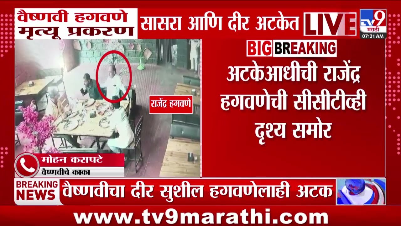 Rajendra Hagawane Arrested | वैष्णवीच्या सासरा राजेंद्र हगवणेच्या अटक,
