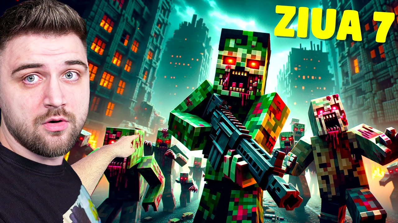 SUPRAVIETUIESC in APOCALIPSA ZOMBIE pe MINECRAFT !