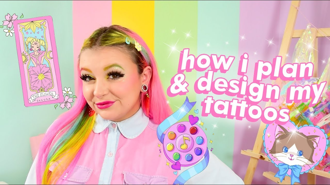 🎨💉 HOW I PLAN MY TATTOOS 💕✏️ + Old Sketches & Painting Timelapse!