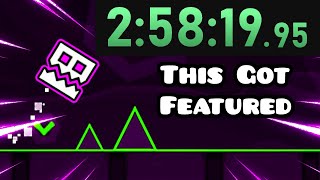 Finishing A Geometry Dash Level, Except It's Made Entirely In 1 Day