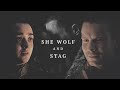 (GOT) Arya & Gendry - She Wolf and Stag