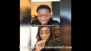 😂Michael Blackson clowns Kevin Hart- vid3😂