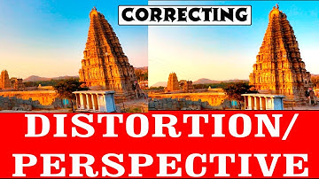 CORRECTING LENS DISTORTION and PERSPECTIVE of any picture | How To