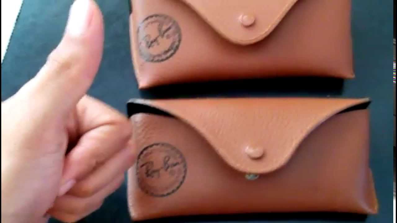 are ray ban cases real leather