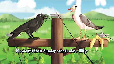 Birds Having Church by Connie B. Drumm