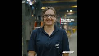 Krystina, Électricienne, Témoigne De Son Expérience Chez Manac.