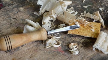 How To Make a Simple Carving Chisel From an Old File (no forge needed)