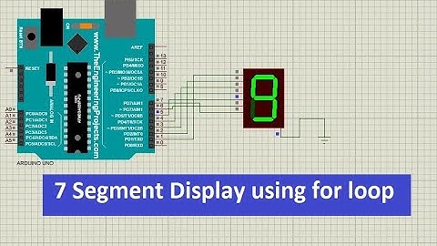 7 Segment Display using for loop || Arduino || For loop || 7 Seg Display || Am Analysis Station