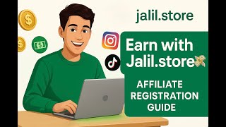 How to Join Jalil.store Affiliate Program | Earn Money Online Sharing Products 2025