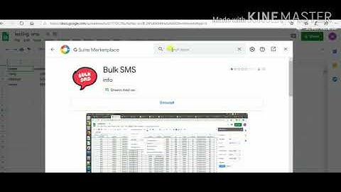 How to send SMS using google spreadsheet.