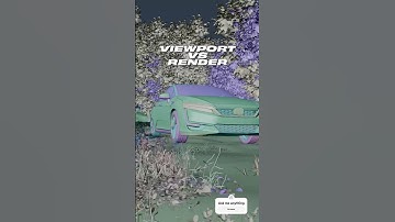 Blender Viewport vs Render | #shorts #vfxworld #viralmusic
